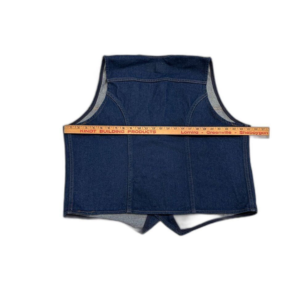 Wrangler Men's Denim Vest Size XL - Picture 4 of 6